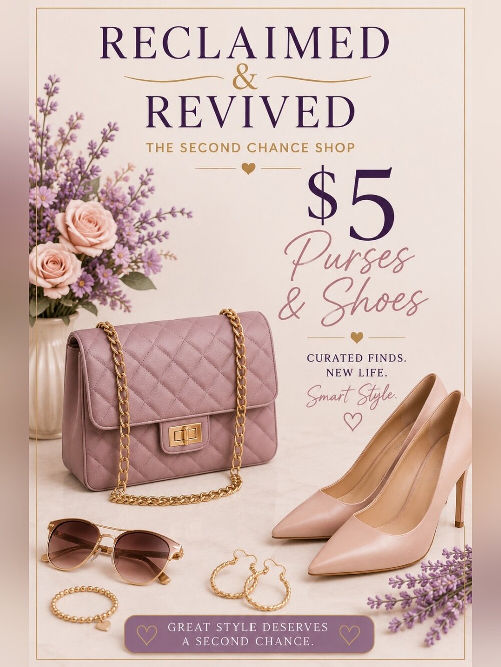 $5 Starts ✨ Reclaimed & Revived ✨ The Second Chance Shop.